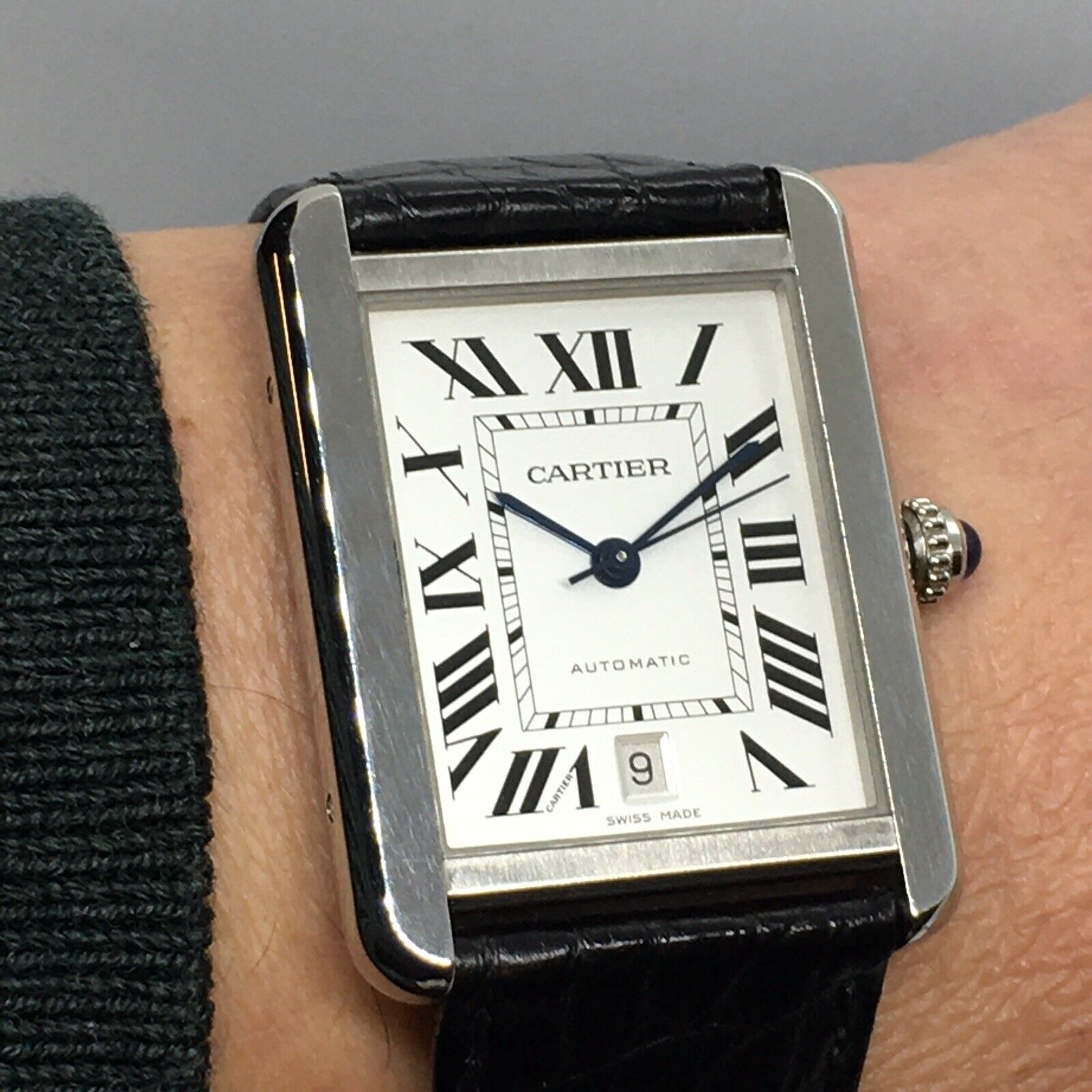 cartier watch. Nobel Antique jewelry Store, Santa Monica. Made in America.